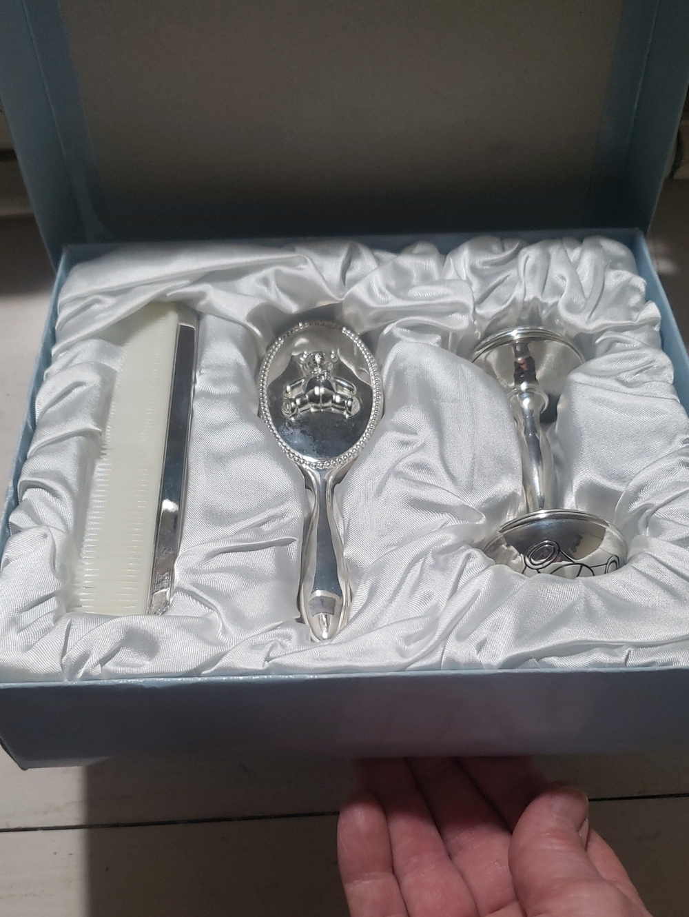 Baby Collection Silver Rattle Set - Picture 3 of 6